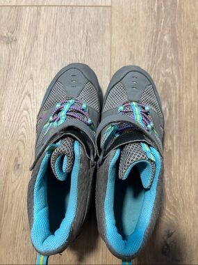 Merrell  Gray Sneakers with Teal & Purple Accents